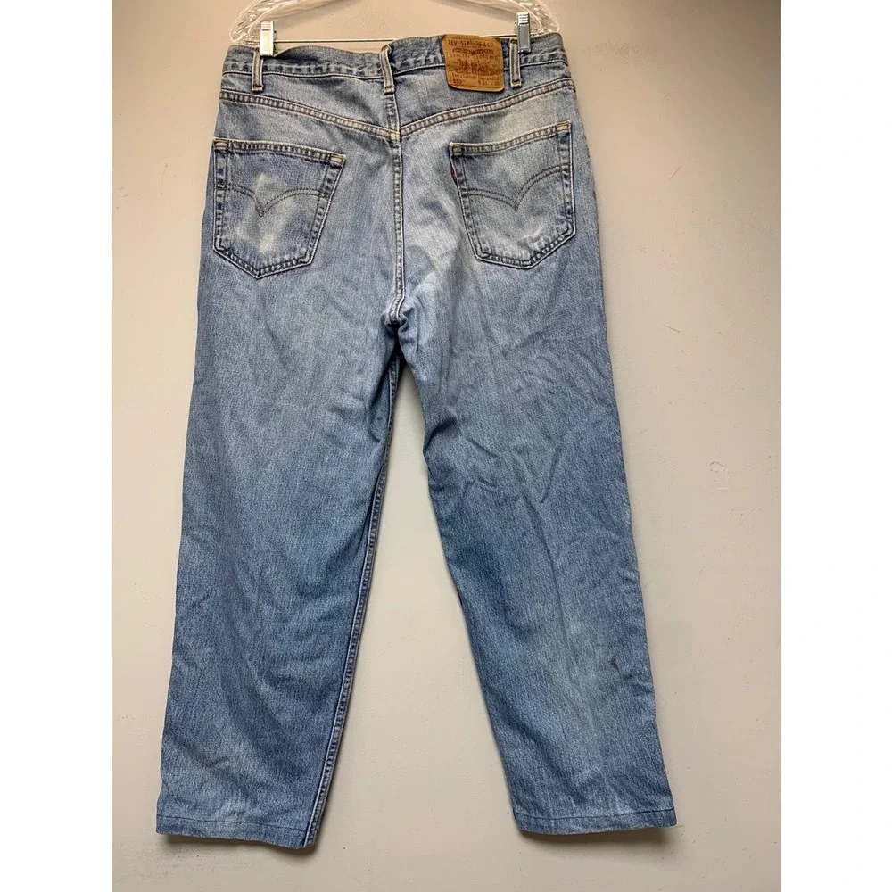 Levi's 550 Relaxed Fit Jeans Mens 36x30 Blue Excellent Vintage Made in Canada
